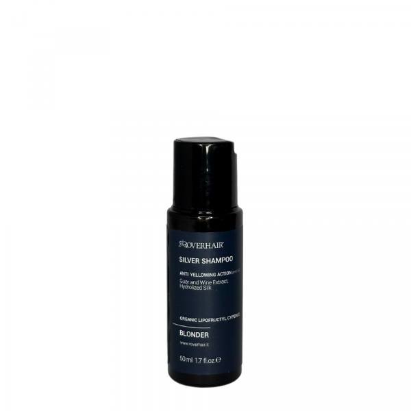 Шампунь Roverhair Blonder Silver Shampoo для нейтрализации желтых оттенков блонда 50 мл